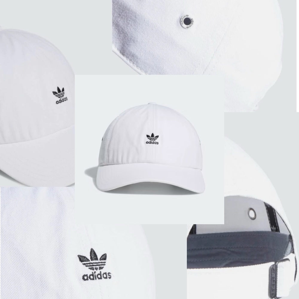 Brand new! Mini logo adidas baseball cap with adjustable strap for women
